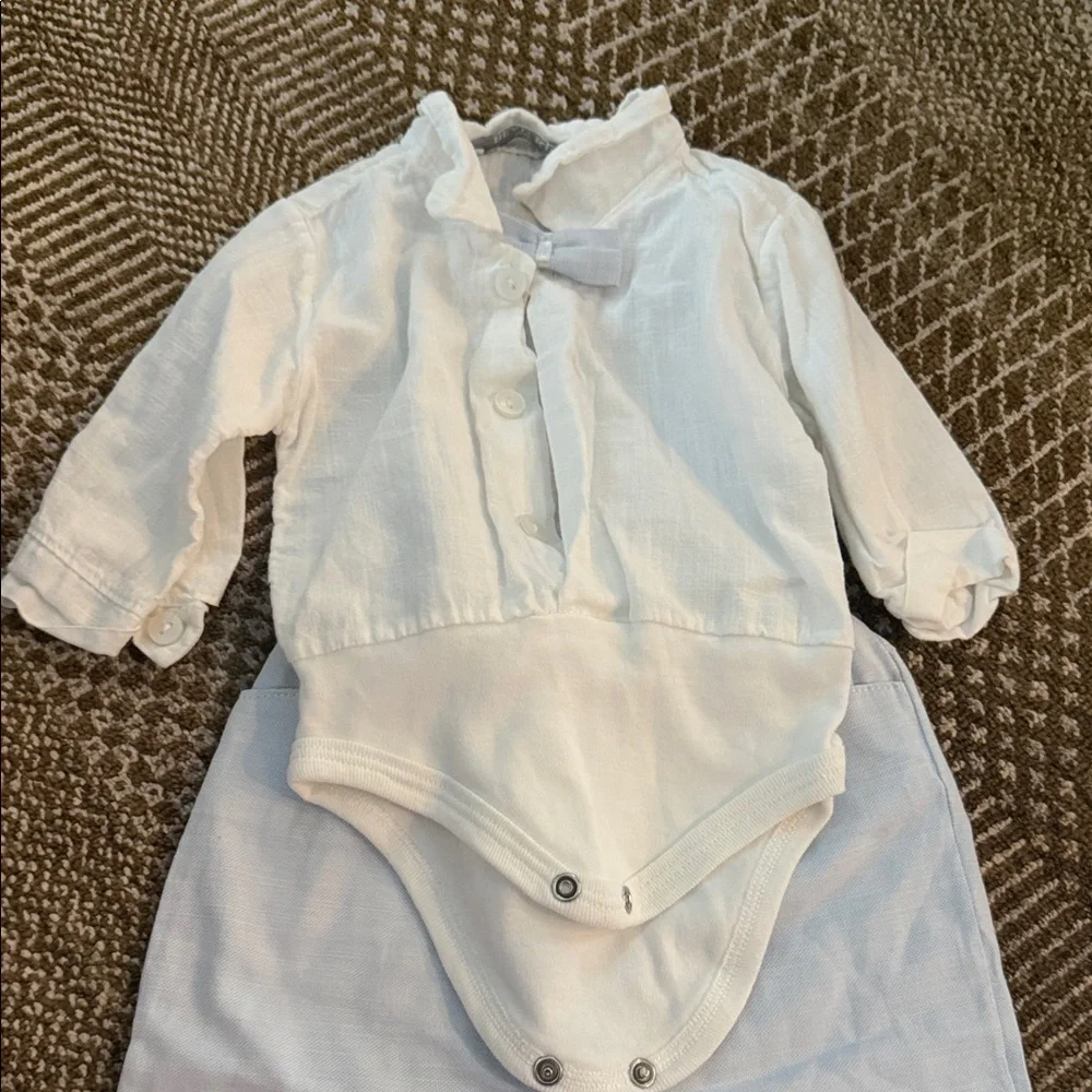 Charming Blue and White Kids Tie Set